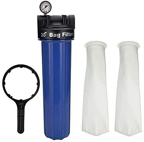 krplus Bag Filter 20 inch 5 micron | Whole House Tank Filteration System (1 Inch Inlet) Solid Filter Cartridge-picture-16