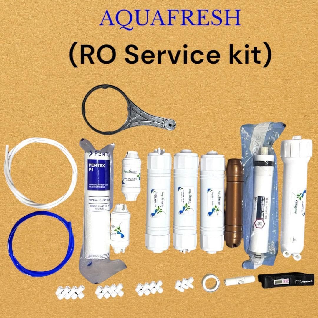 RO KIT 2000 TDS MEMBRANE,SEDIMENT CARBON,UF,MINERAL COPPER RO Water Purifier Solid Filter Cartridge-image-20