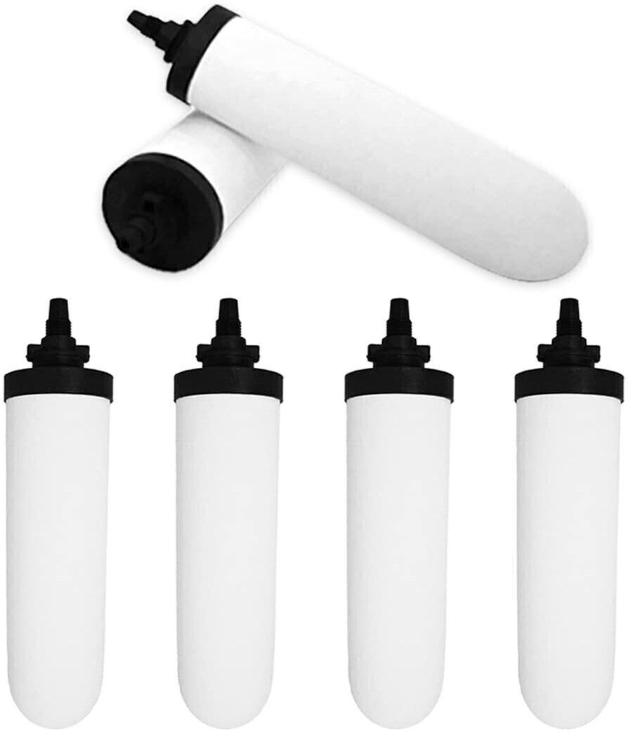 rama by rama 7" Water Filter& Purifier Candle, Set of 6, with Activated Carbon Solid Filter Cartridge-picture-13