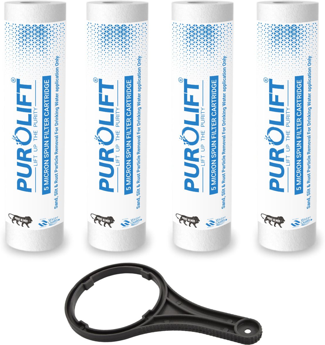 PP Spun Filter for RO Water Purifier Spun Filter Sponge Water Filter Candle Solid Filter Cartridge