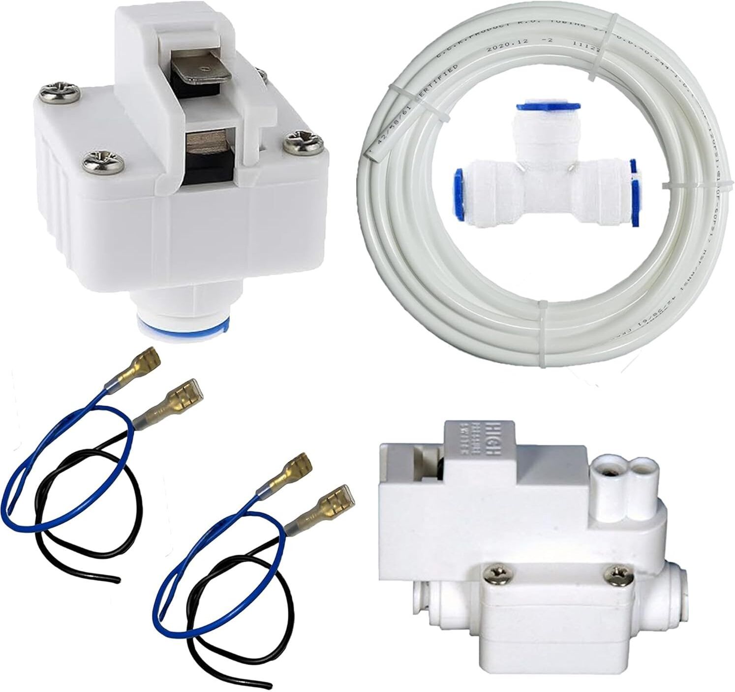 aameria RO High Pressure Switch (HPS)+Low Pressure Switch(LPS) Set with 2 mtr 1/4 Pipe Solid Filter Cartridge-picture-12