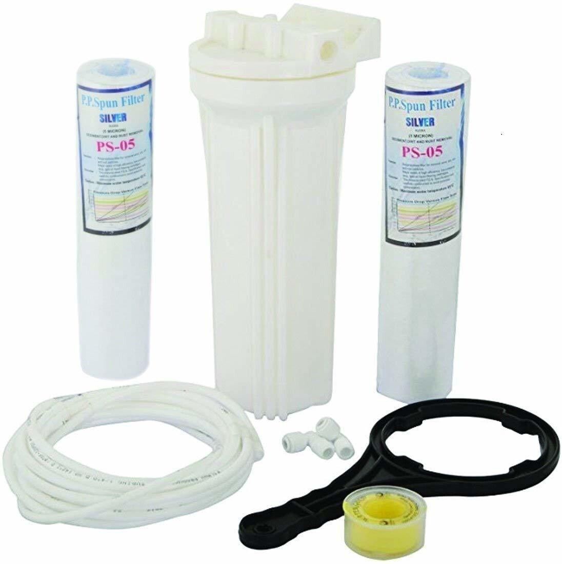 Mishi-G Pre housing filter complete set for RO Water Purifiers Solid Wire Connector-image-2
