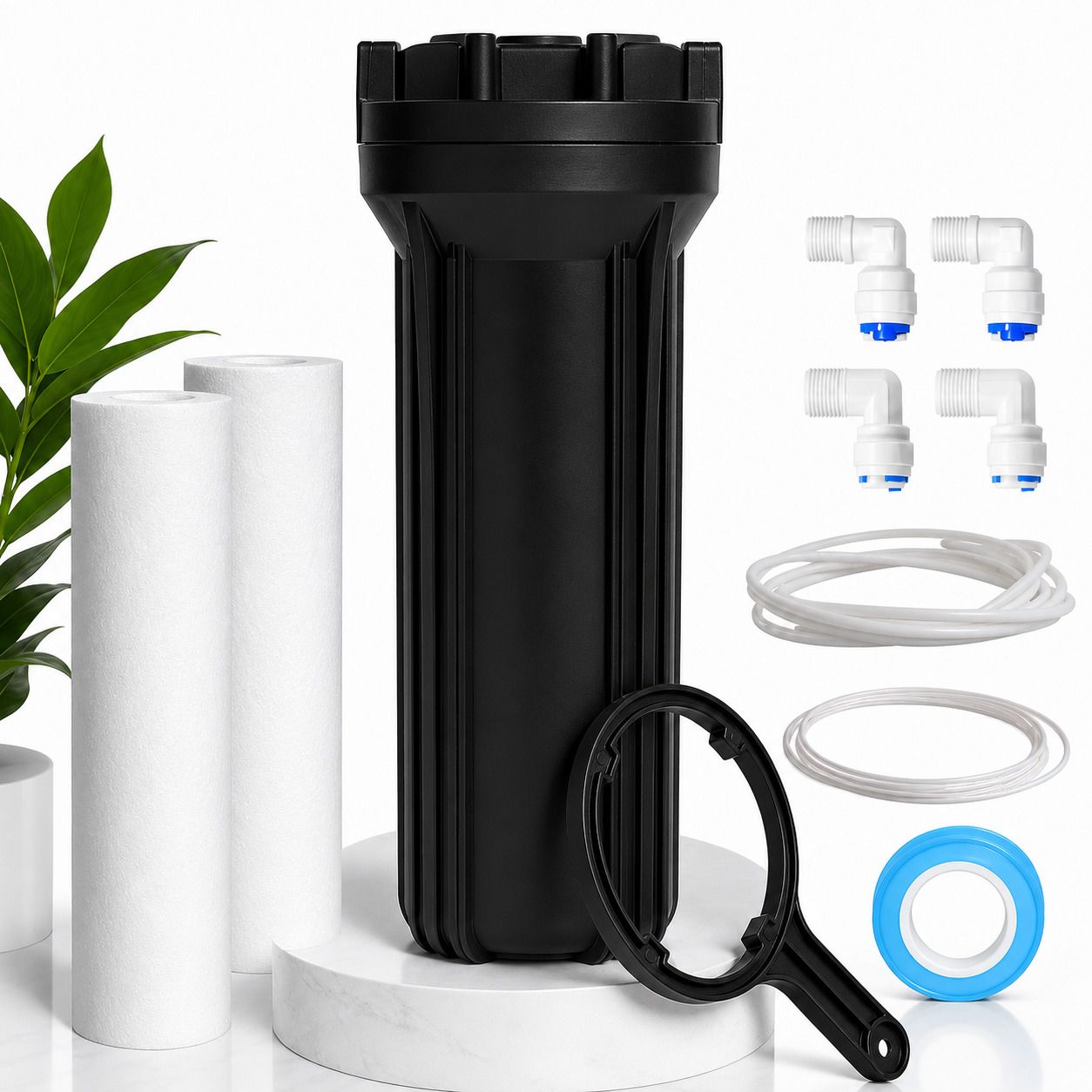 shivam enterprise Water Filter Housing Kit with 2 Sediment Filters Solid Filter Cartridge-picture-27