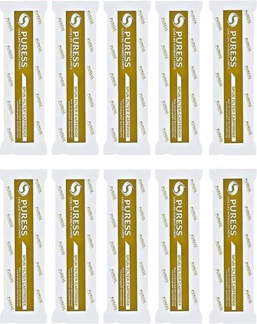 puress by puress Spun Filter Cartridge PP Sediment Water Purifier Filter - Pack of 10 Solid Filter Cartridge-picture-16