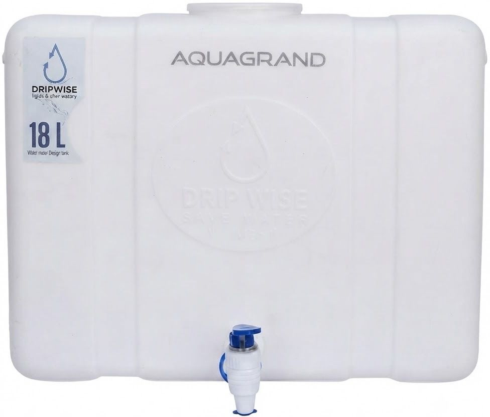 aquagrand by aquagrand 18L Water Saving 18L RO Reject Water Storage Tank with Tap Solid Filter Cartridge-picture-13