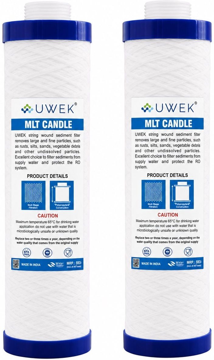 uwek MLT 9 Inch Pre Filter Cartridge Compatible with Aquaguard Filter Candle, Lg Wound Filter Cartridge-picture-14