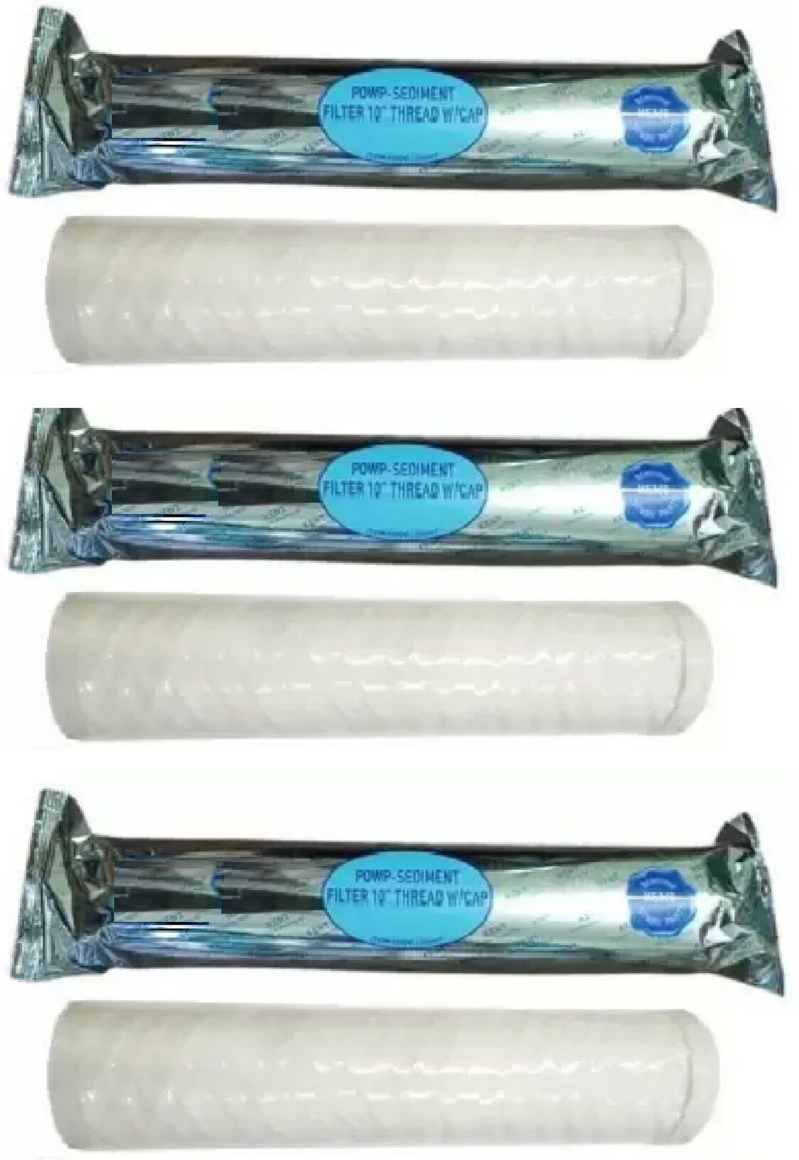 POWP-Sediment Filter 10 inch Thread WCAP Wound Filter Cartridge