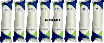 grmart PUROSIS 8 pcs 10'' PP Spun Filter Candle For All Types Of Ro Water Purifier Solid Filter Cartridge-picture-35