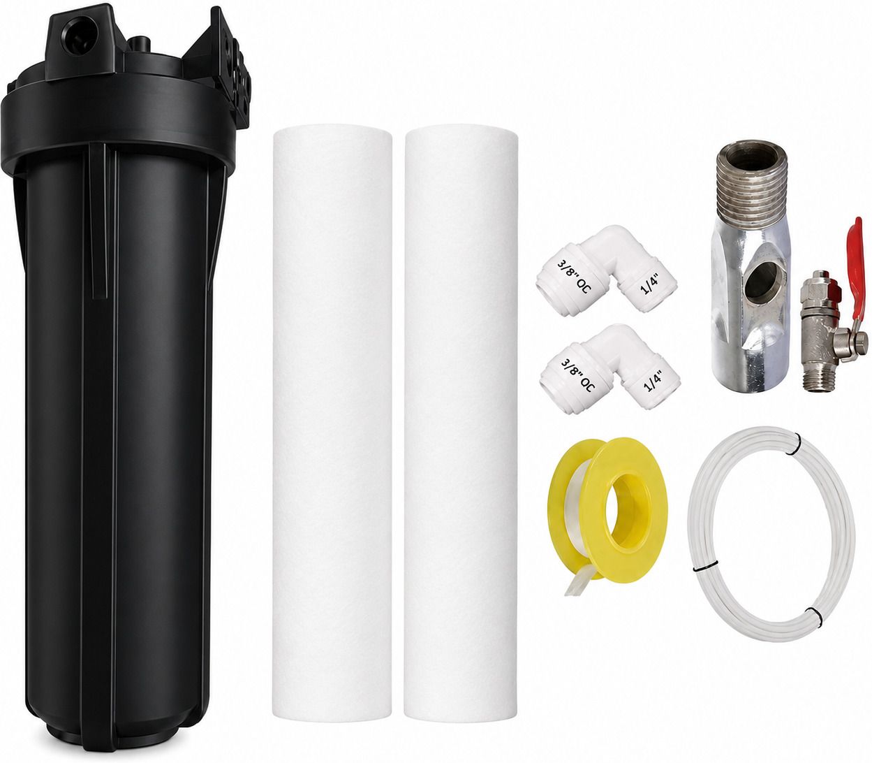 Pre Filter Housing Kit with 2 PP Spun Filter Solid Filter Cartridge-image-18