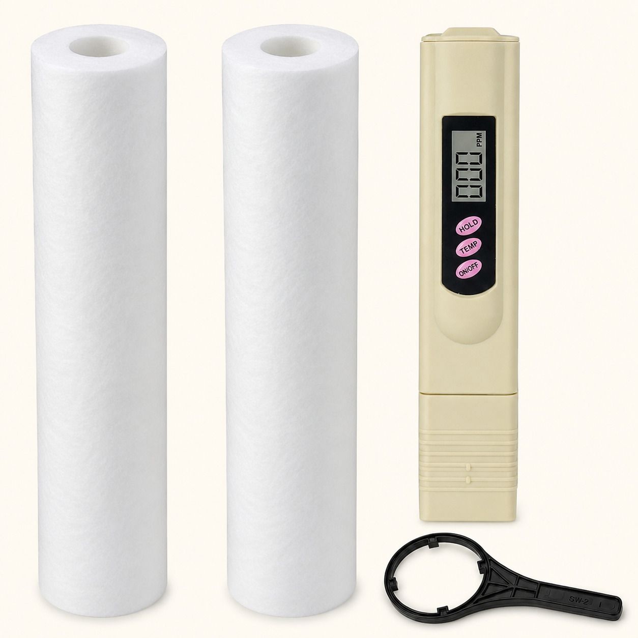 RO Sediment Filter Replacement Kit with TDS Meter Solid Filter Cartridge-image-31
