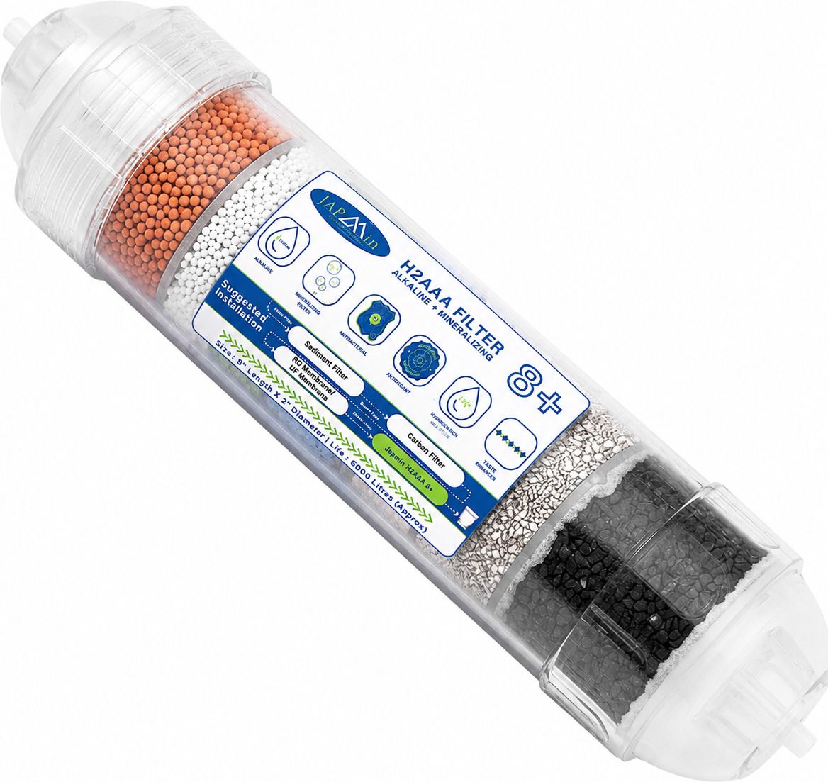 japmin Alkaline Mineral Cartridge for All RO Water Purifiers | Mineral & Taste Enhancer Media Filter Cartridge-picture-43