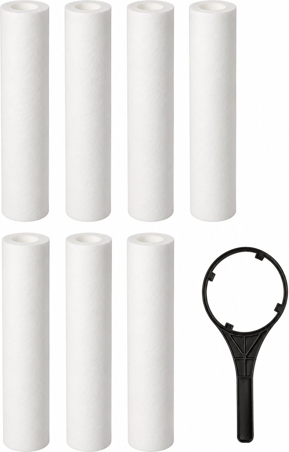shivam enterprise 7 PP Spun Filters & Housing Spanner (10 Inch) Solid Filter Cartridge-picture-42