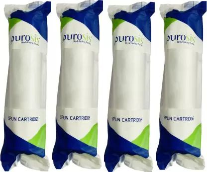 spire aqua PUROSIS 4 pcs 10'' PP Spun Filter Candle For All Types Of Ro Water Purifier Solid Filter Cartridge-picture-46