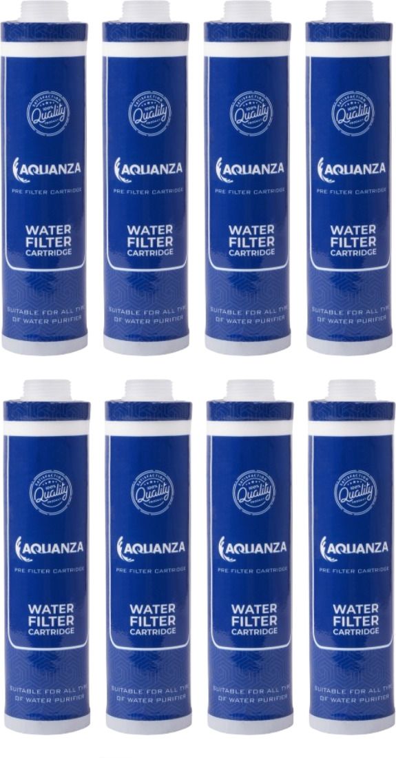 aquanza by aquanza Universal 10-Inch Water Filter Cartridge for RO Water Purifier | Pack of 8 Solid Filter Cartridge-picture-40