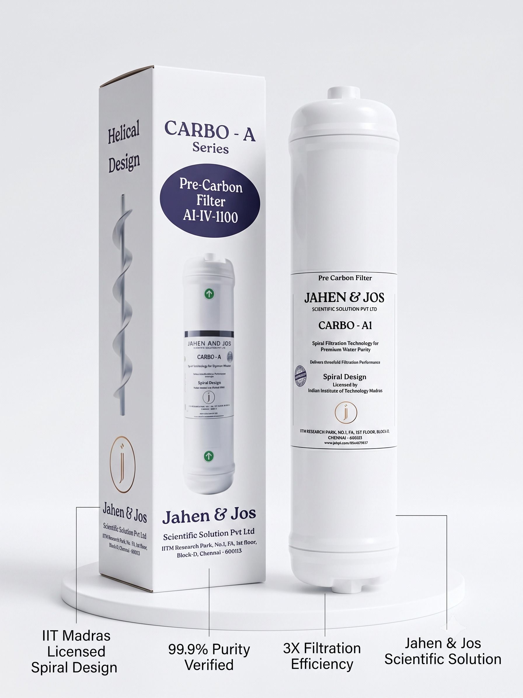 Pre-Carbon Filter Cartridge Solid Filter Cartridge-image-2