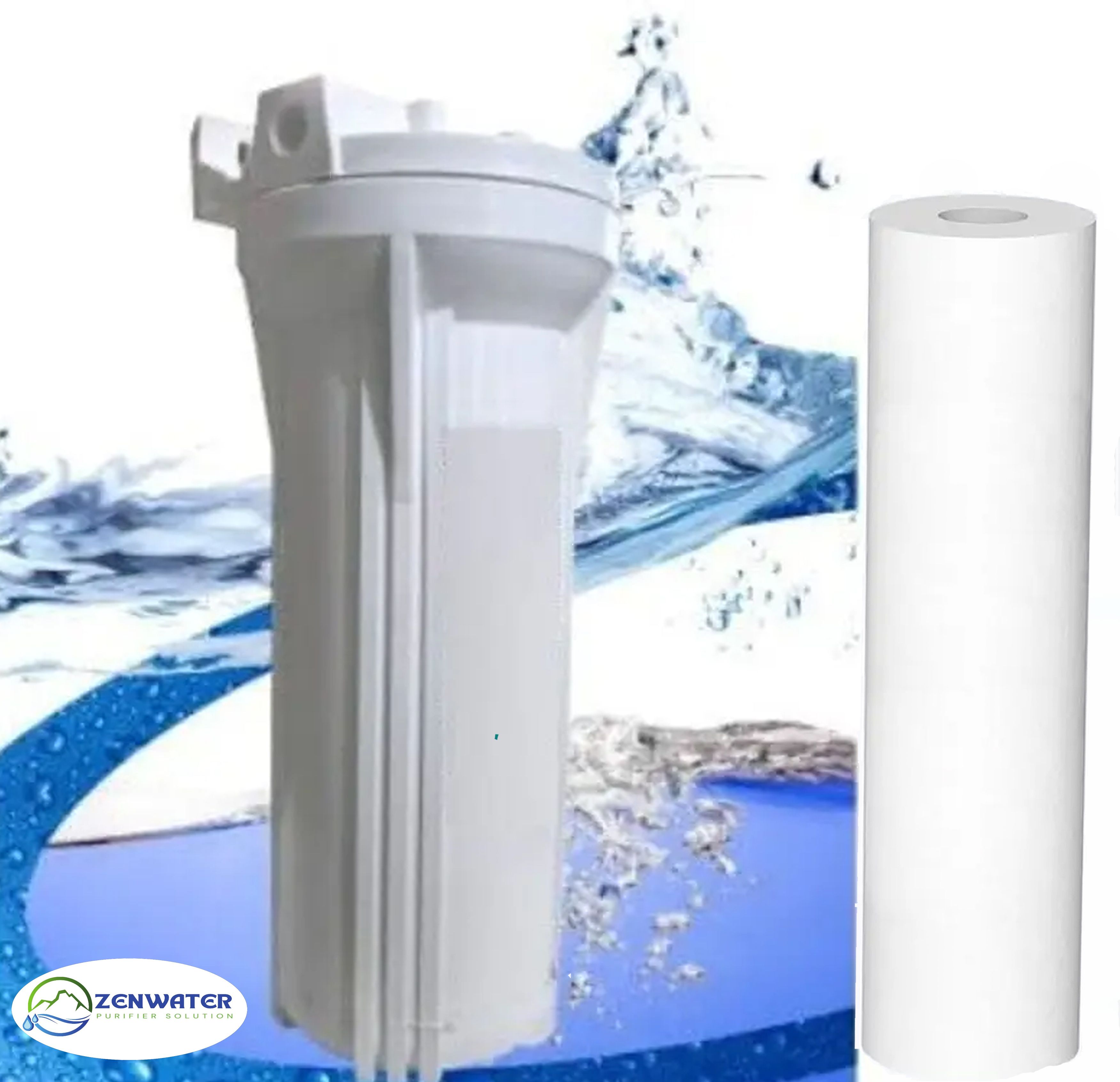 aurawater RO Pre Filter Housing with Spun PP Cartridge For RO Water Purifier_N1 Solid Filter Cartridge-picture-12