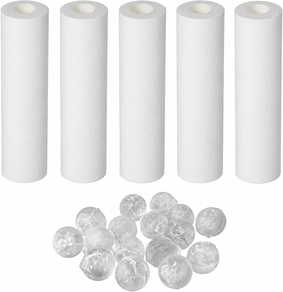 shivam enterprise 5 PP Sediment Filter Cartridges with Antiscalant Balls Solid Filter Cartridge-picture-16