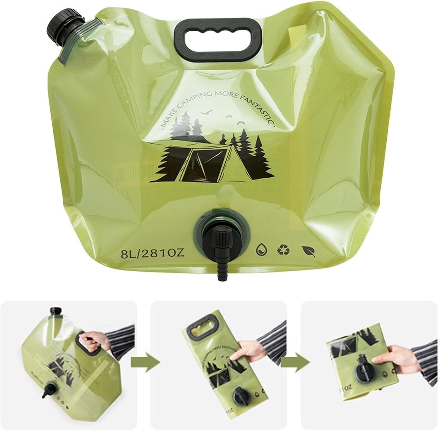 8 Ltr Portable Water Storage Bag with Tap