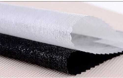 Micro dot Black(2.5m)+White(2.5m) Interfacing Canvas Combo Water Soluble Topping-image-4