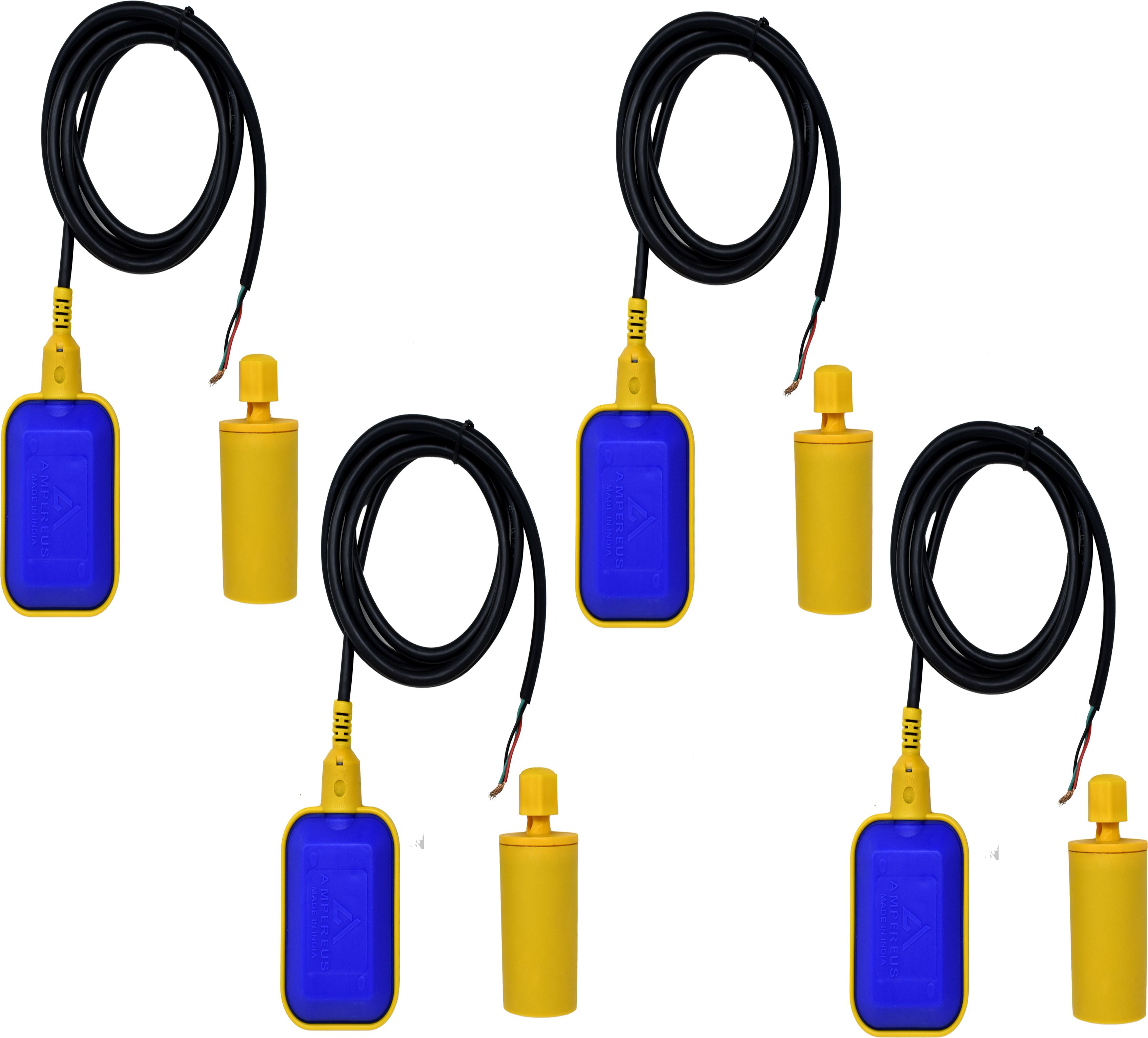 AMPEREUS Float switch sensor for R.o Plant ( floaty water level control PACK OF 4 ) Wired Sensor Security System-image-30