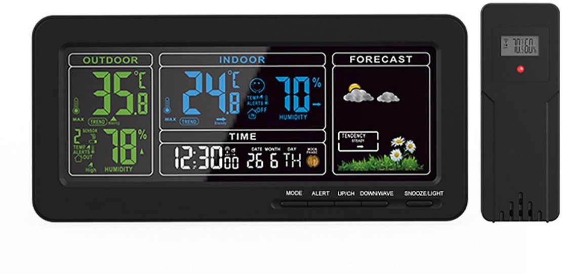 MxRady MxRady Weather Station LCD Clock EM-D002W Weather Station Weather Station LCD Clock EM-D002W Weather Station-image-26