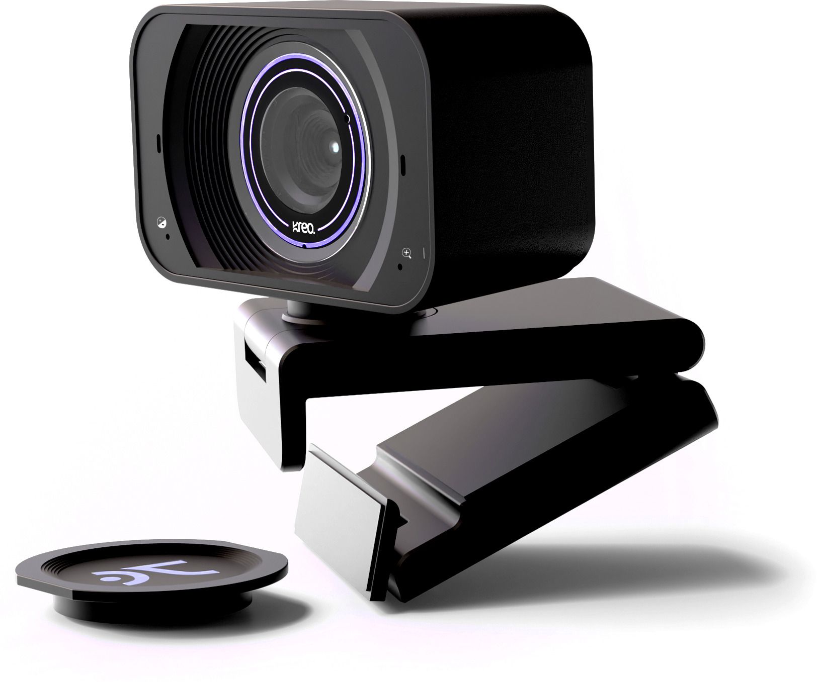 Kreo Owl 4K PRO Webcam 4K 30FPS, 1080p 60FPS, Touch Controls, Autofocus, Dual Mics 8 HD Webcam with Built-In Microphone USB Connectivity-image-40