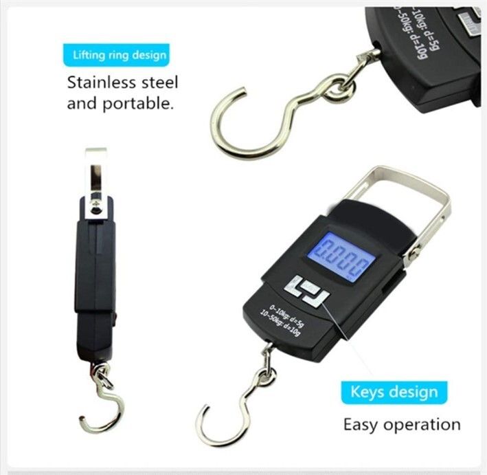Gezok 50Kg Electronic Portable Scale Weighing Scale-image-13