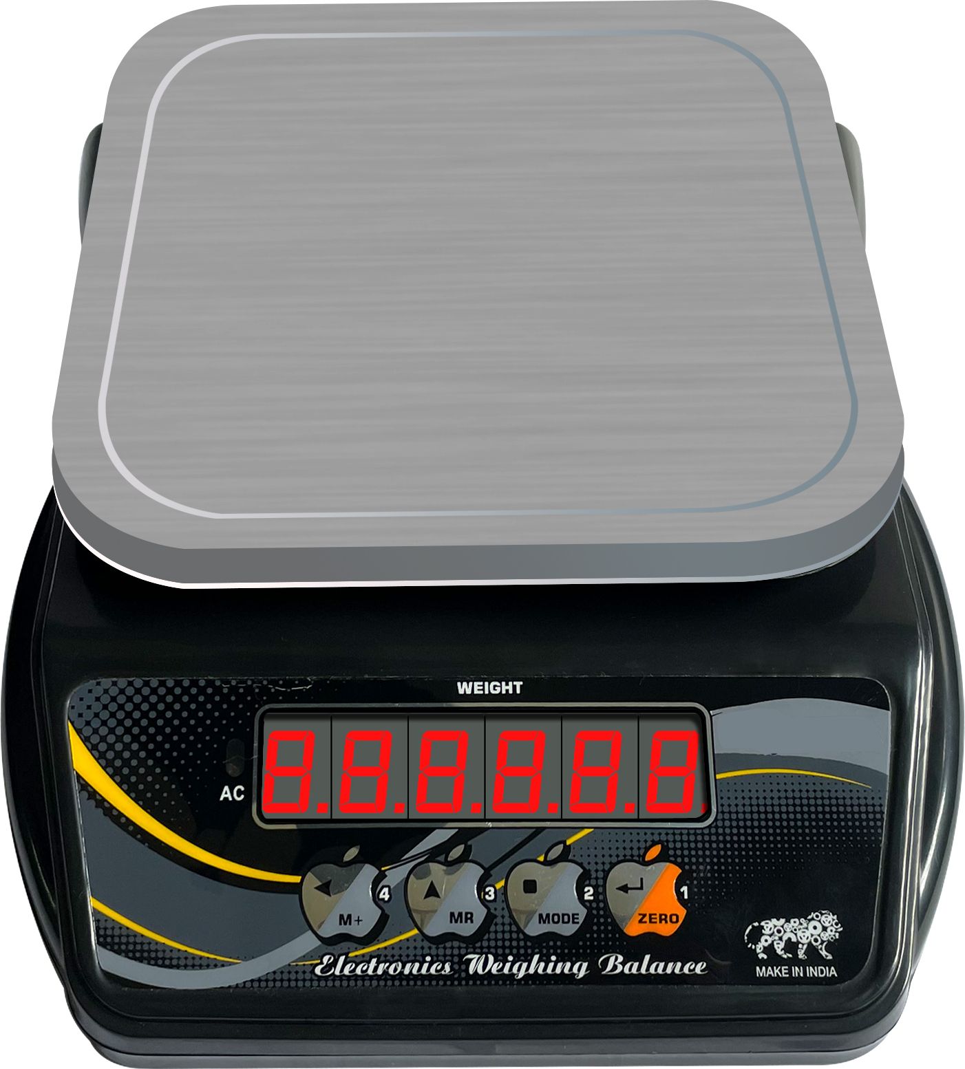 NIVAYO 10Kg Rechargeable Ultra-Slim Weight Machine - for Home & Kitchen, Shop Weighing Scale-image-33