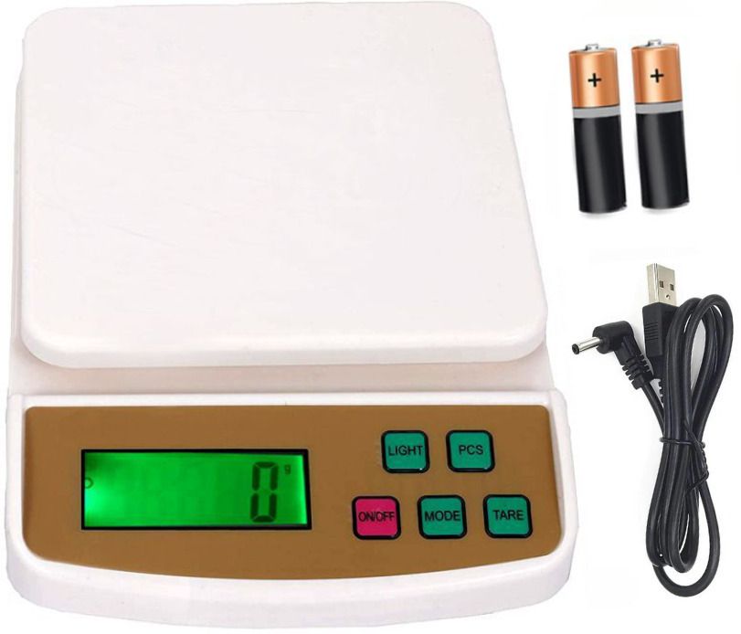 WEIGHOUSE 10 KG Counter Weighing Scale With Fast Response Sensor For Home & Kitchen Weighing Scale