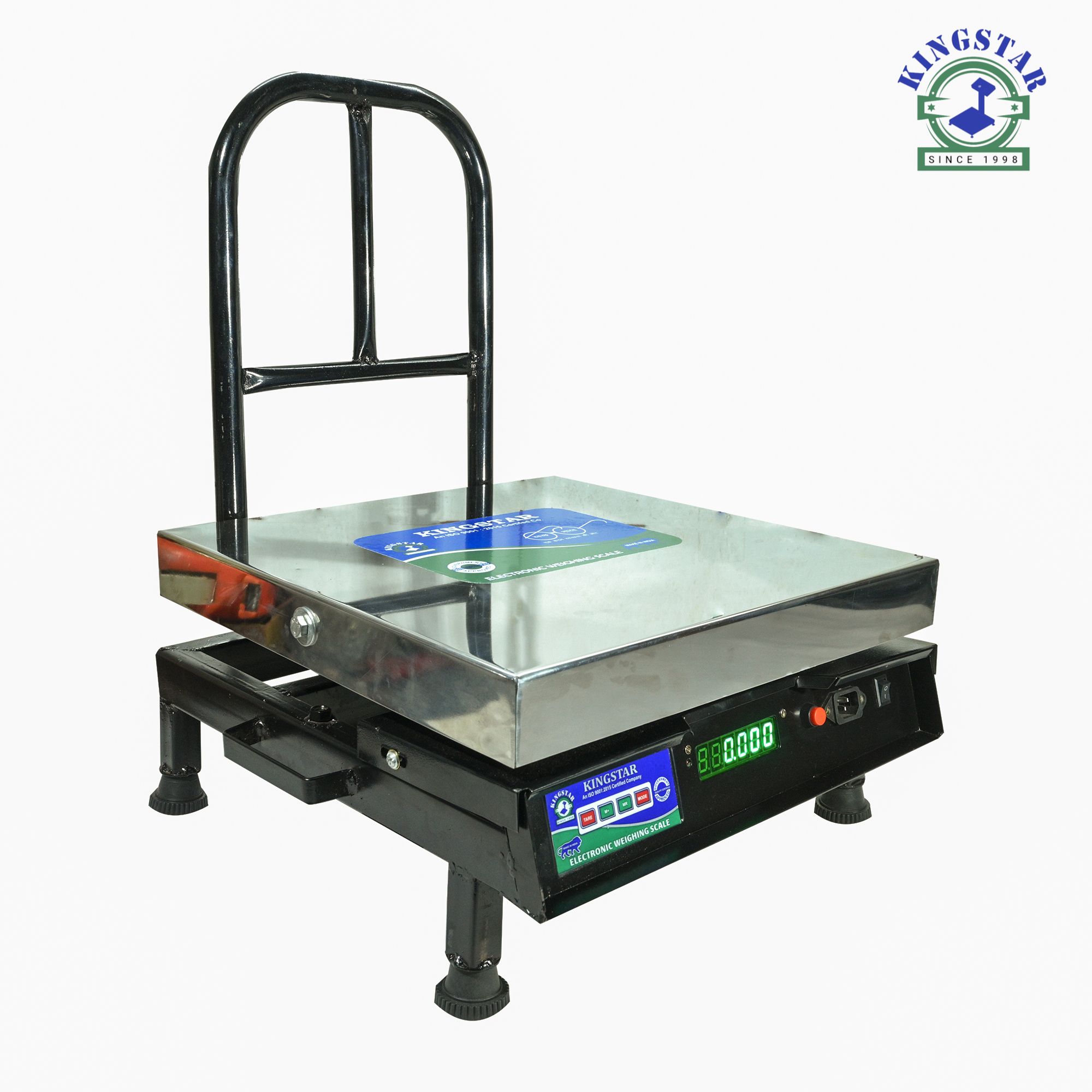 King Star 400X400MM Kitchen Scale Cap.200Kg Acc.20g Min.400g Pan Size 16X16 Inches. Weighing Scale-image-10