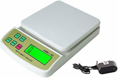 Gentle e kart Electronic Compact Scale with Tare Function SF 400A with Adapter & Battery Operated 10 kg Digital Multi-Purpose Kitchen Weighing Scale Weighing Scale image 1