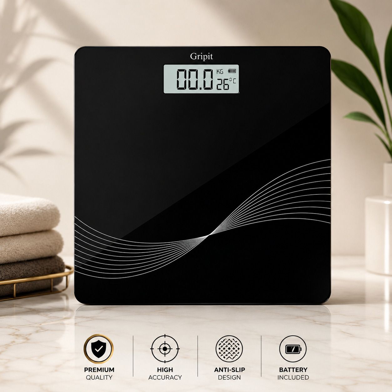 KlyRix Digital Weight Machine for Home Use 180kg Body Weighing Scale with LCD Display Weighing Scale-image-25