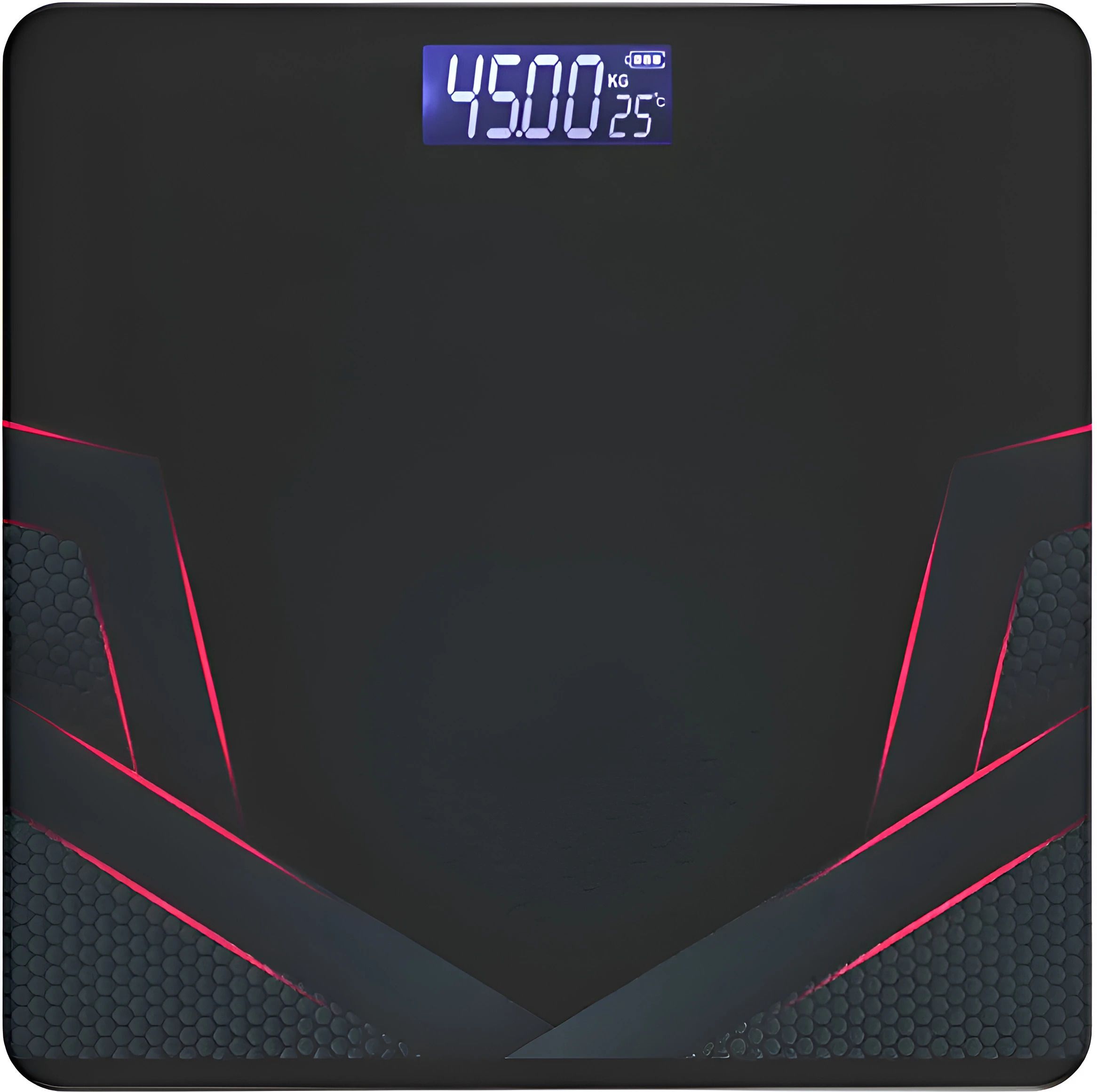 PN-AUK Digital Premium Weighing Machine 28x28x4.5cm Thick Tempered Glass LCD Display Weighing Scale-image-3