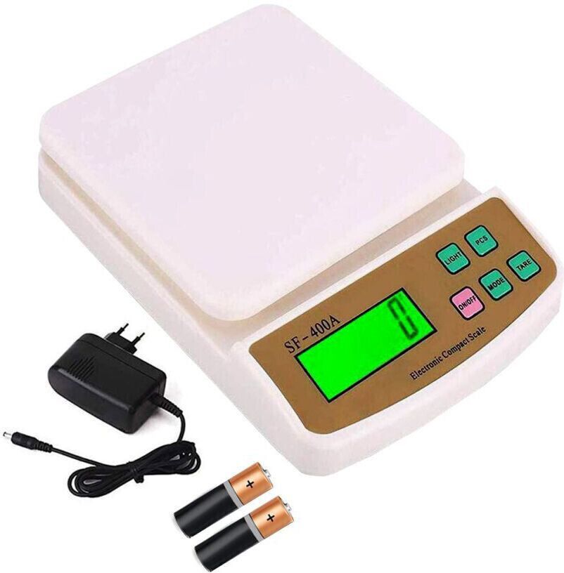 WEIGHOUSE 10 Kg Digital Weight Machine With High Accuracy For Home, Kitchen & Shop Weighing Scale