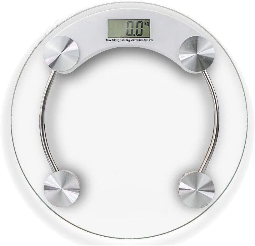 ACU-CHECK 180kg Lcd Display Round Glass Digital Bathroom Body Weighing Scale PersonalScale Weighing Scale-image-35