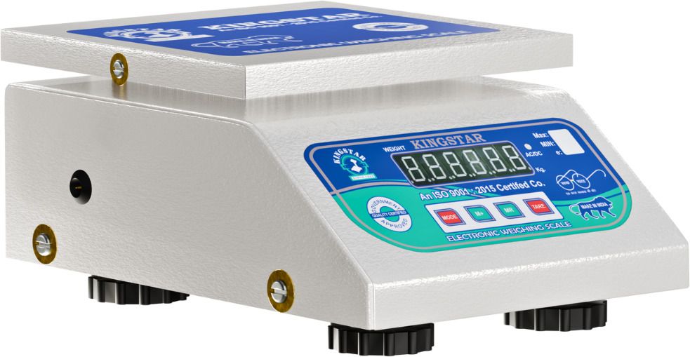 King Star Micro Mini Mild Steel Weighing Scale 20kg Capacity Compact Industrial Kitchen Weighing Scale-image-20