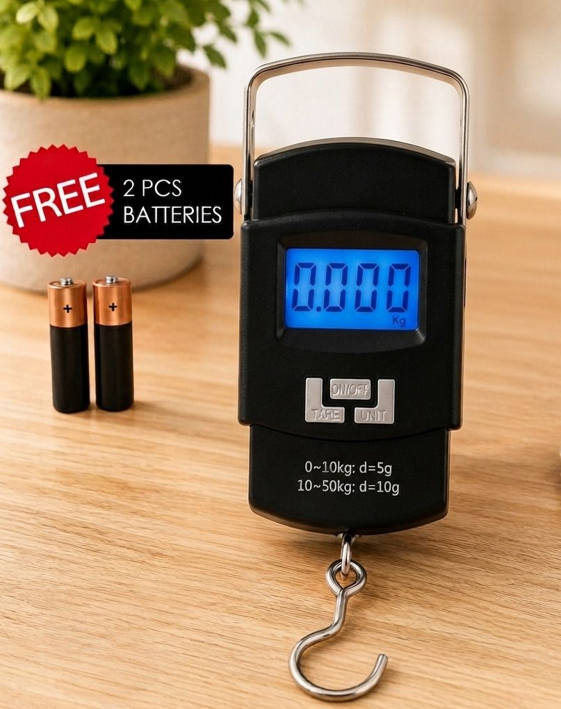 BEBLOOM 50kg Hook Weight Machine Digital Scale for Home Kitchen and Shops with Battery Weighing Scale-image-46