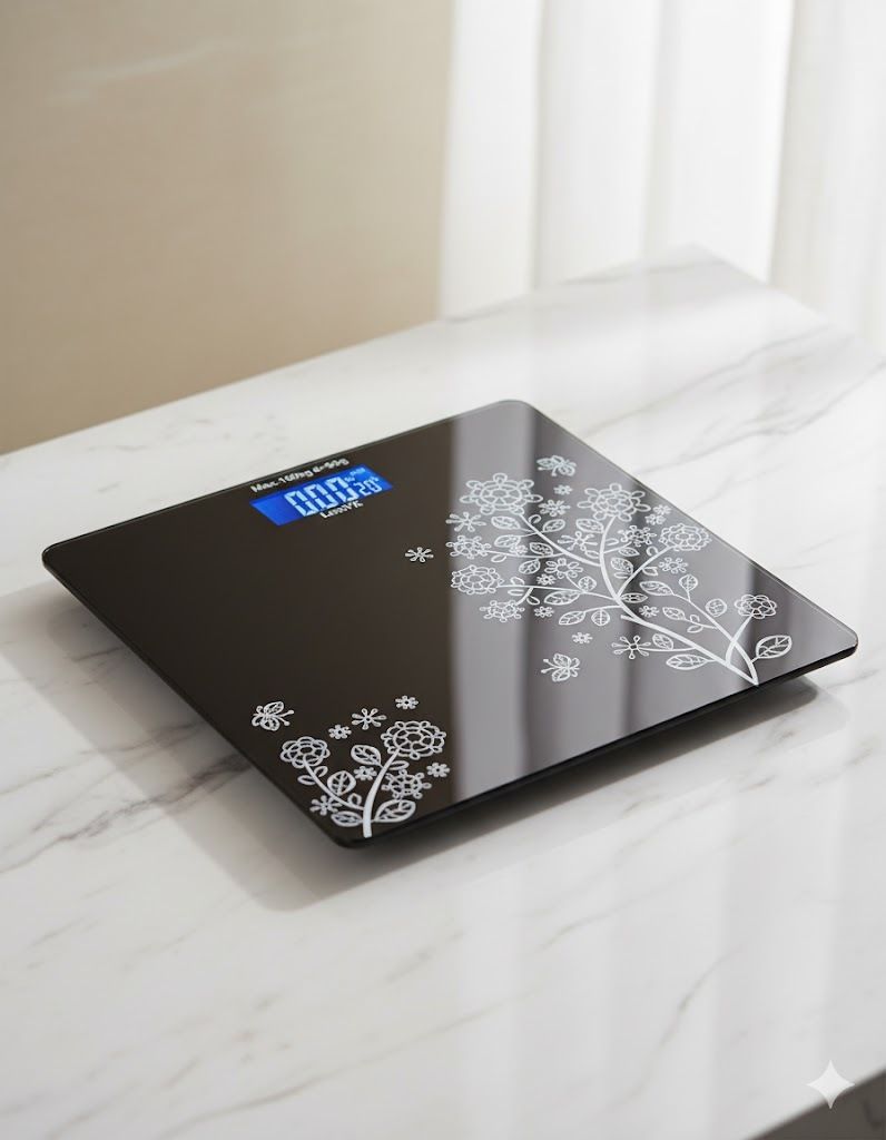 Moover Digital Weighing Scale with LED Display & 5mm Tempered Glass for Home Gym Weighing Scale-image-12