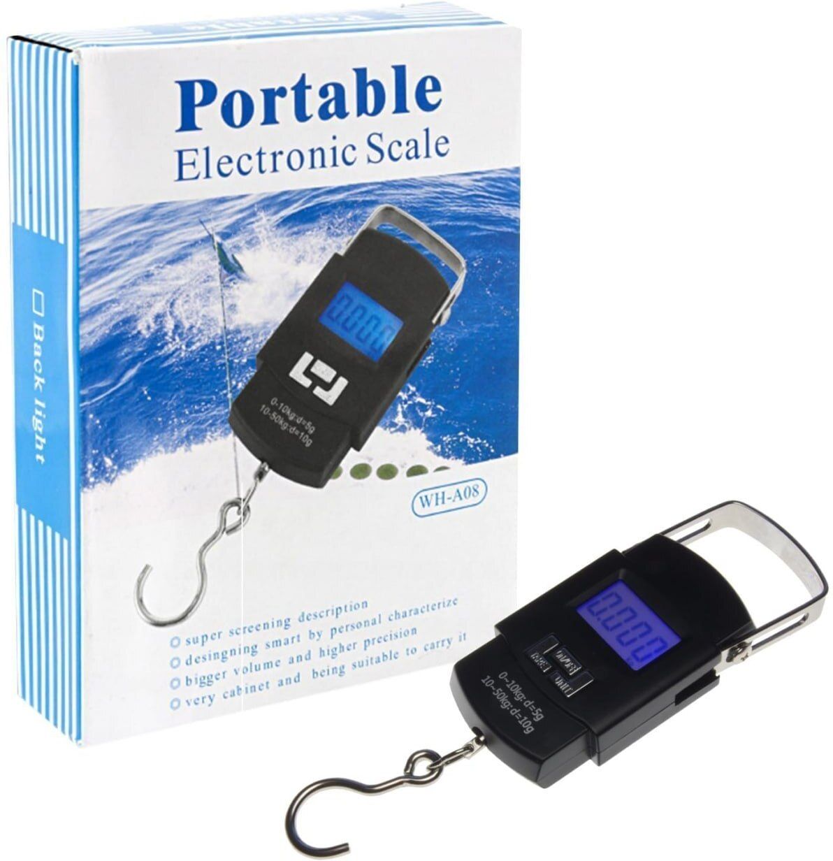 Wexsa Portable Digital Hanging Scale for Luggage, Kitchen, and General Use Weighing Scale-picture-26