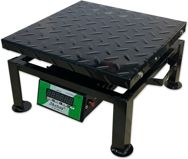 ACTIVA 150kg weight machine for shop|300x300mm platform size MILD STEEL|10g accuracy Weighing Scale