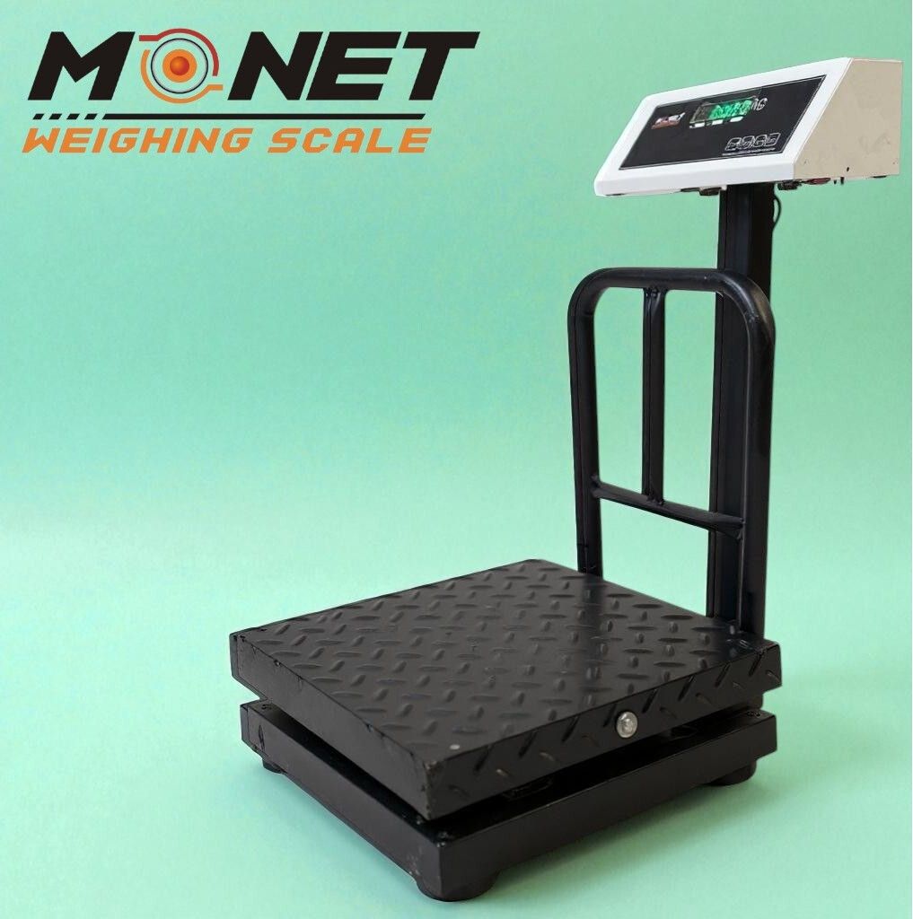 monet 300kg 16*16 inches ; High Precision ; Heavy Duty ; Accurate ; 2 Battery Backup Weighing Scale-image-26