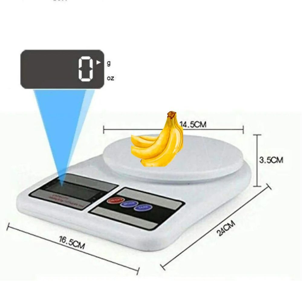 Comfortinglives High Precision Weight Scale 10 Kg for Kitchen and Grocery Store Weighing Scale-image-9