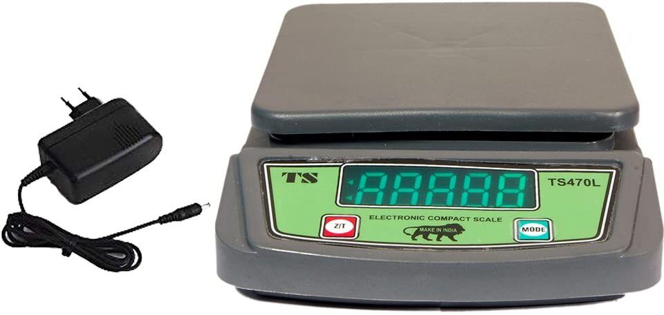 ZYNATY Kitchen Scale with Big Green Display with Charger & Battery Back UP (10 hrs.) Weighing Scale-image-21