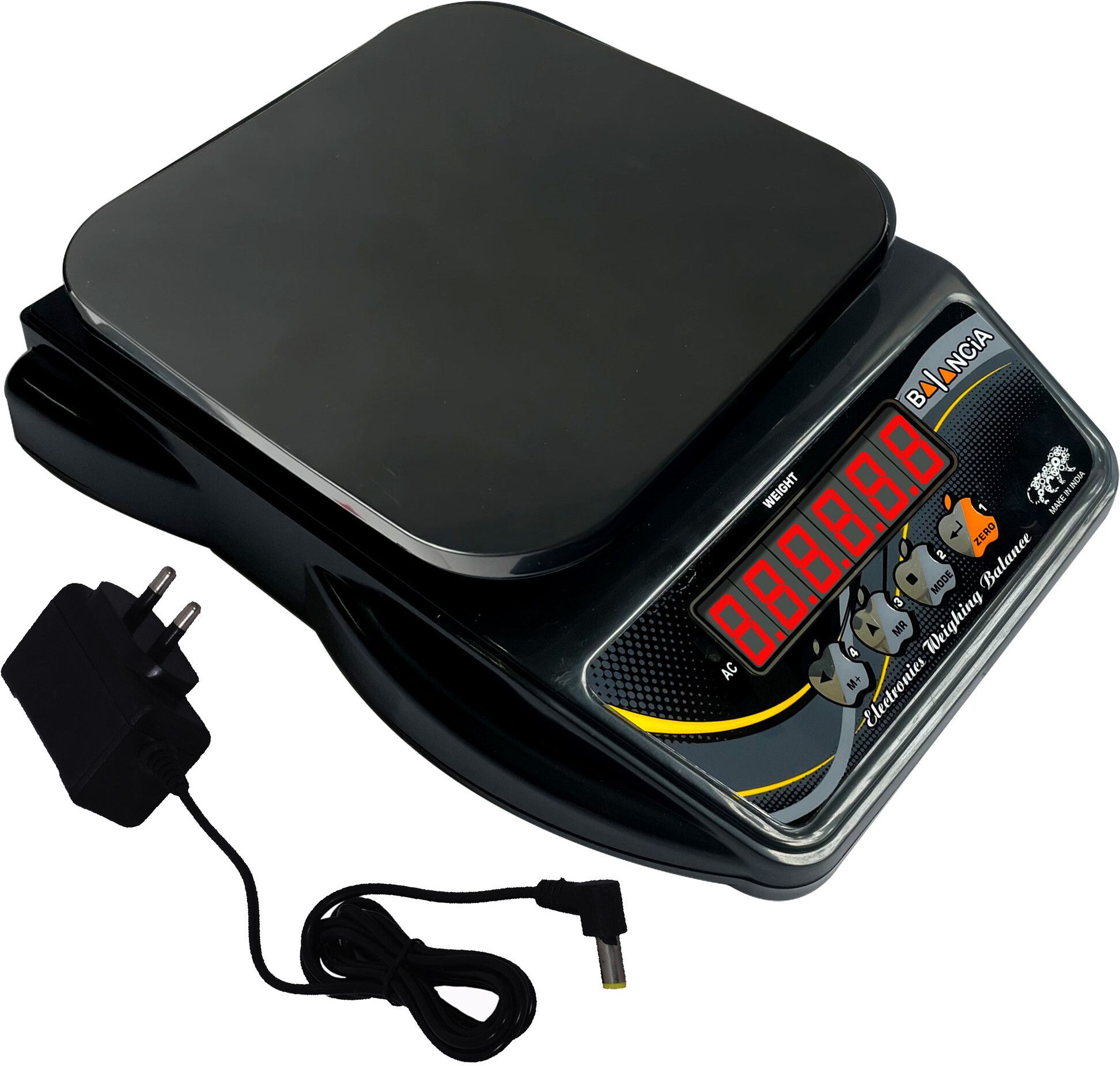 NIVAYO 10Kg Rechargeable Ultra-Slim Weight Machine - for Home & Kitchen, Shop Weighing Scale-picture-28