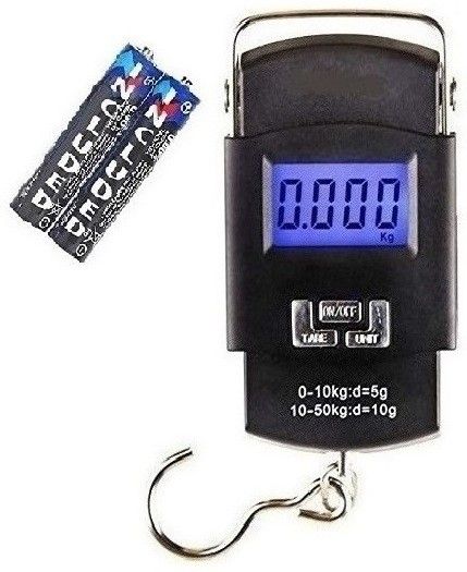Siya Shine Hanging Scale, LCD Screen 50kg Portable Electronic Digital weight scale KK24 Weighing Scale-image-40