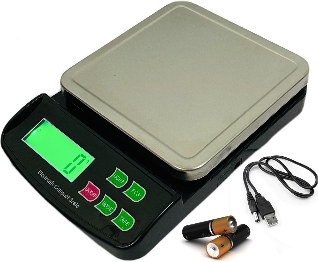 NIBBIN 10Kg High Precision Digital Scale/Kata With Stainless Steel-Top For Home Baking Weighing Scale-picture-17