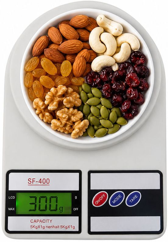 qk Collections Digital Kitchen Weighing Scale with LCD Display for food masurment, SF-400. Weighing Scale-image-3