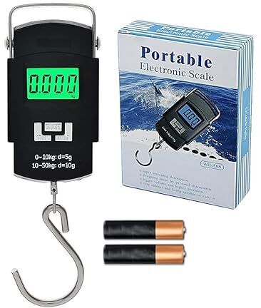 clickzy Premium Portable Hanging Digital Weight Machine 50 Kg with Metal Hook Balance Scale-picture-15