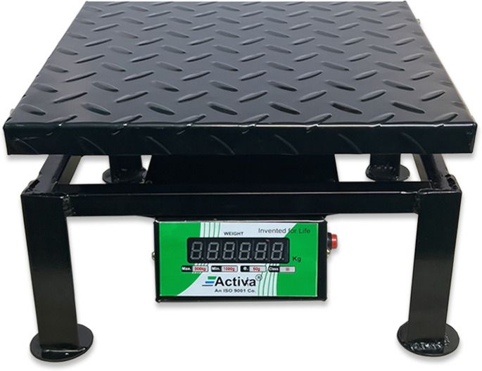 ACTIVA 300kg weight machine for shop|350x350mm size MS|20g accuracy Weighing Scale Weighing Scale