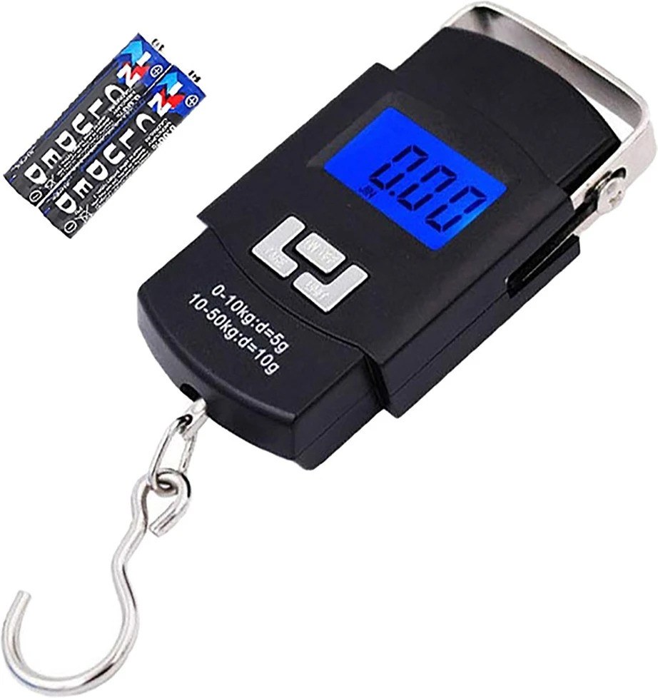 Bravity Digital Hanging Smart Electronic Spring Scales Backlight Fishing Scales J38 Weighing Scale image 1